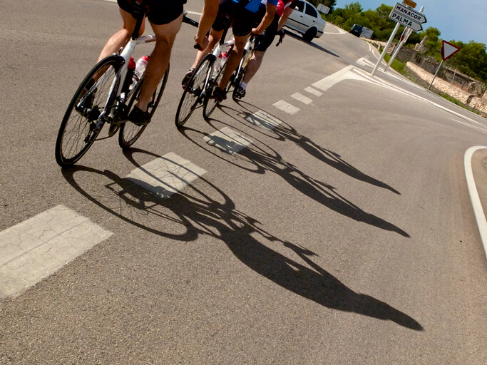 cyclists alcudia