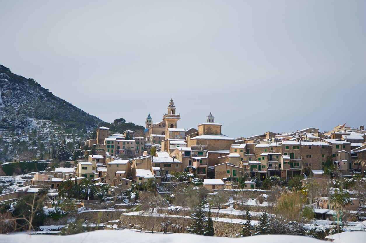 nieve en Mallorca
