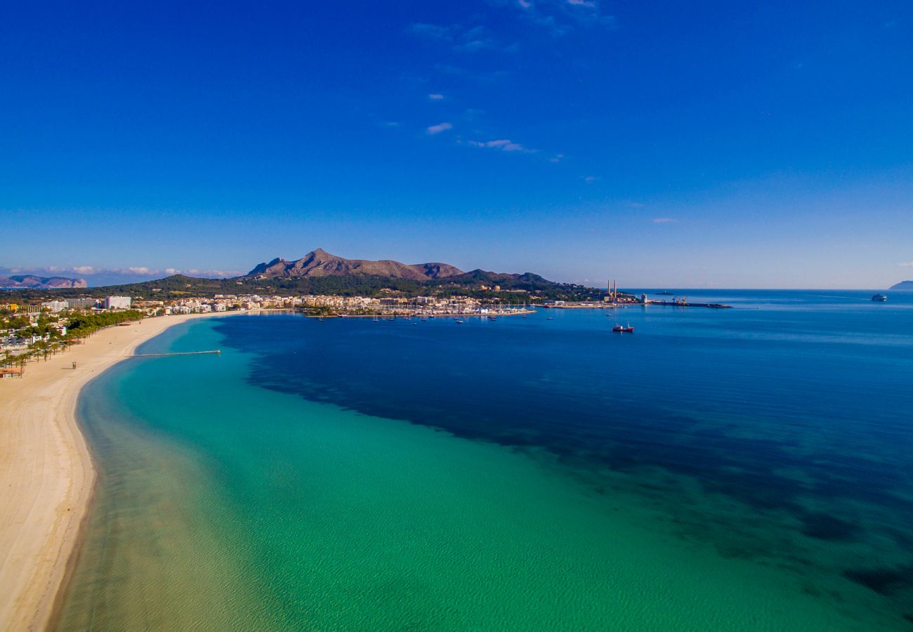 Ferienwohnung in Alcudia - Ferienwohnung Blue Palm Beach mit Meerblick