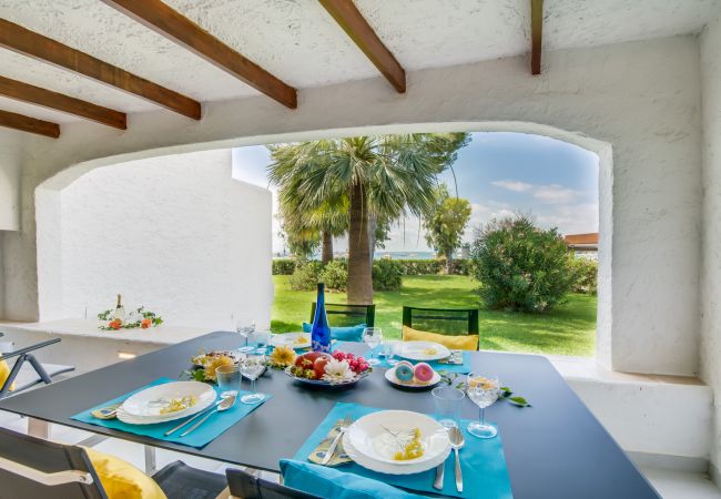 Ferienwohnung mit Pool und Meerblick auf Mallorca