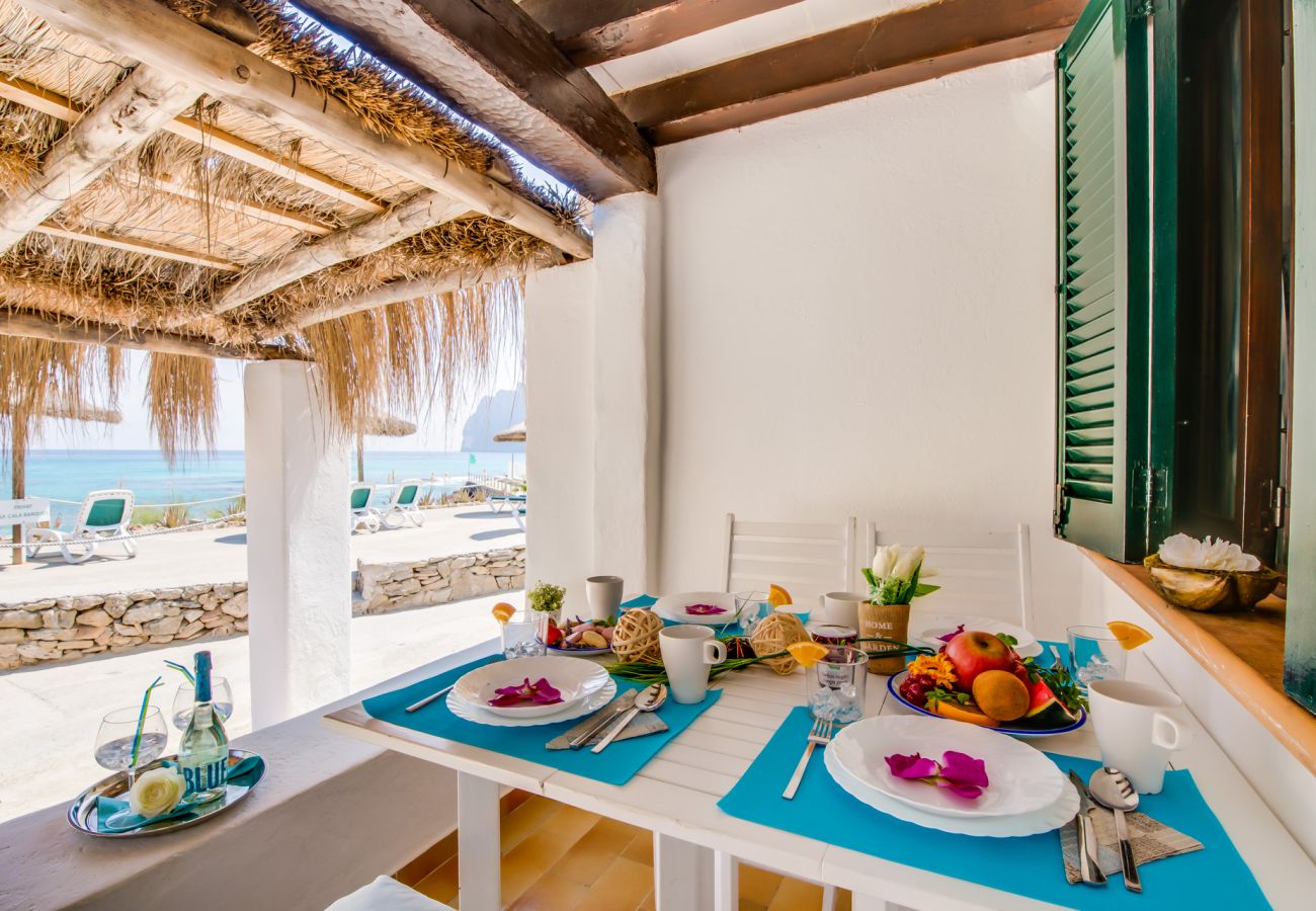 Ferienwohnung in Cala San Vicente - Wohnung am Strand Barques 2 auf Mallorca