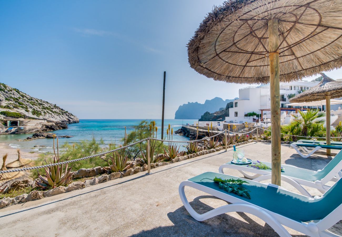 Ferienwohnung in Cala San Vicente - Wohnung am Strand Barques 2 auf Mallorca