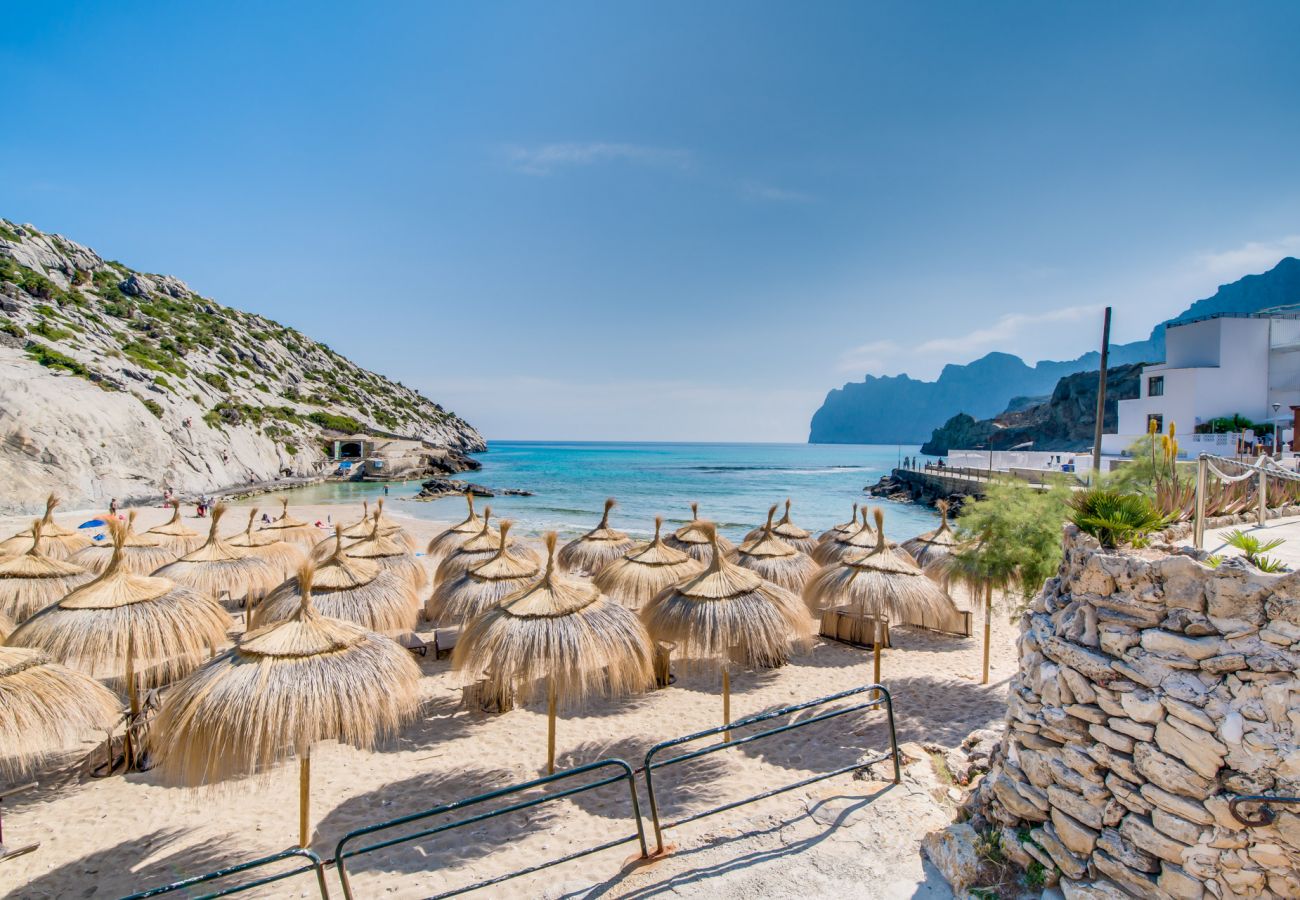 Ferienwohnung in Cala San Vicente - Wohnung am Strand Barques 2 auf Mallorca