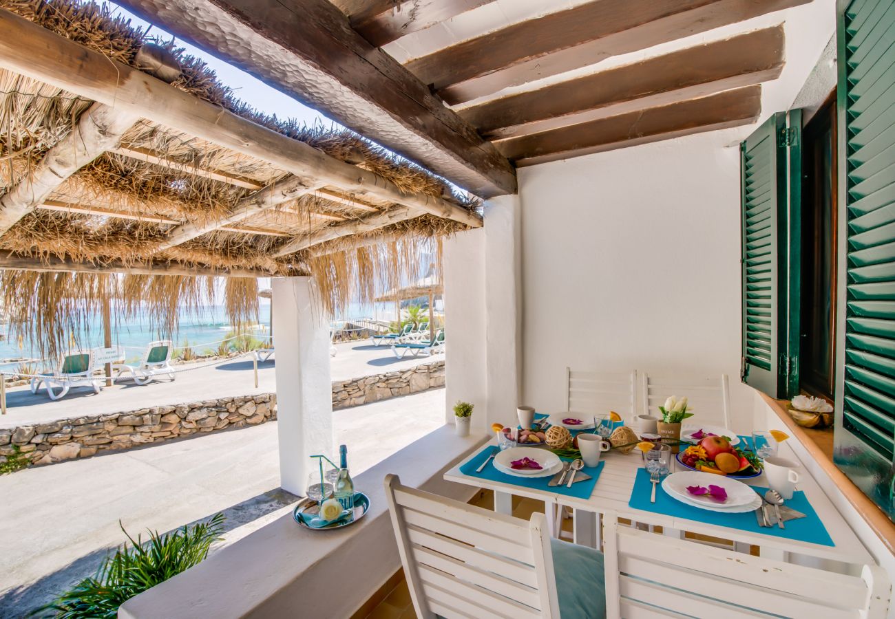Ferienwohnung in Cala San Vicente - Wohnung am Strand Barques 2 auf Mallorca