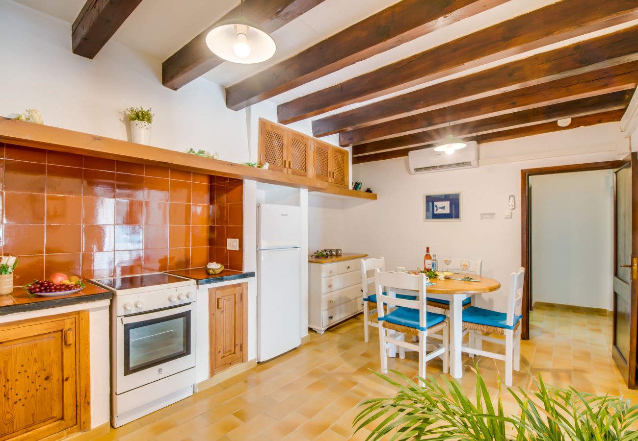 Ferienwohnung in Cala San Vicente - Wohnung am Strand Barques 2 auf Mallorca