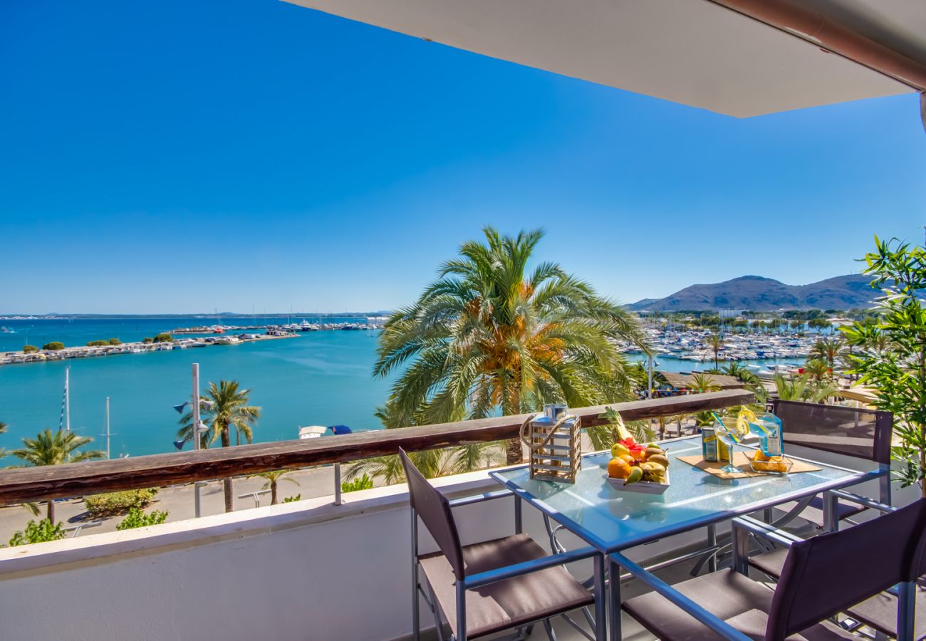 Ferienwohnung in Alcudia - Wohnung in Puerto de Alcudia Enjoy mit schöner Aussicht in Strandnähe.