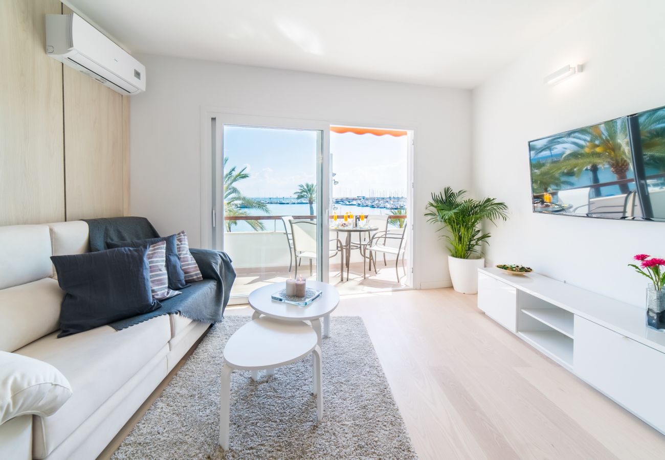 Ferienwohnung in Alcudia - Moderne Wohnung Mimosa mit Meerblick in Puerto de Alcudia