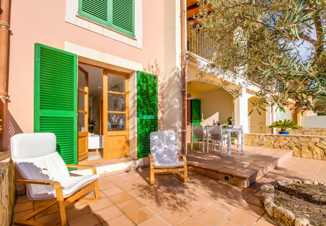 Ferienwohnung in Sa Rapita - Apartment Blau Mari  mit Pool auf Mallorca