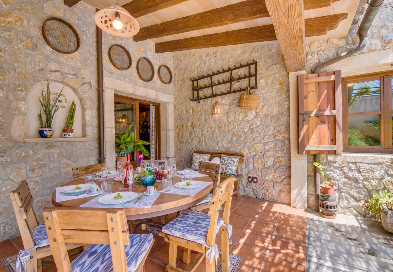 Ferienhaus in Sa Pobla - Rustikales Haus Cal Tio mit Pool auf Mallorca