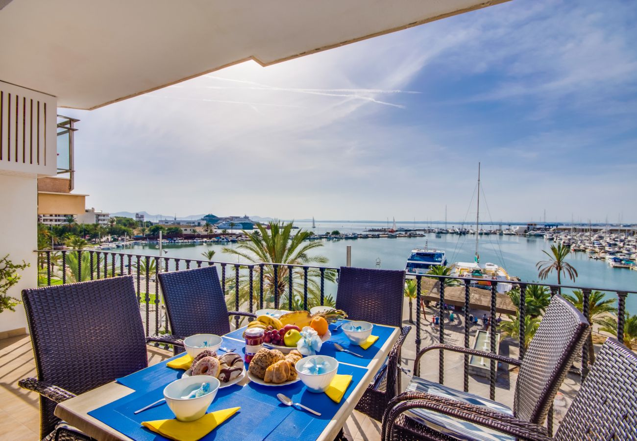 Ferienwohnung mit Ausblick in Puerto Alcudia