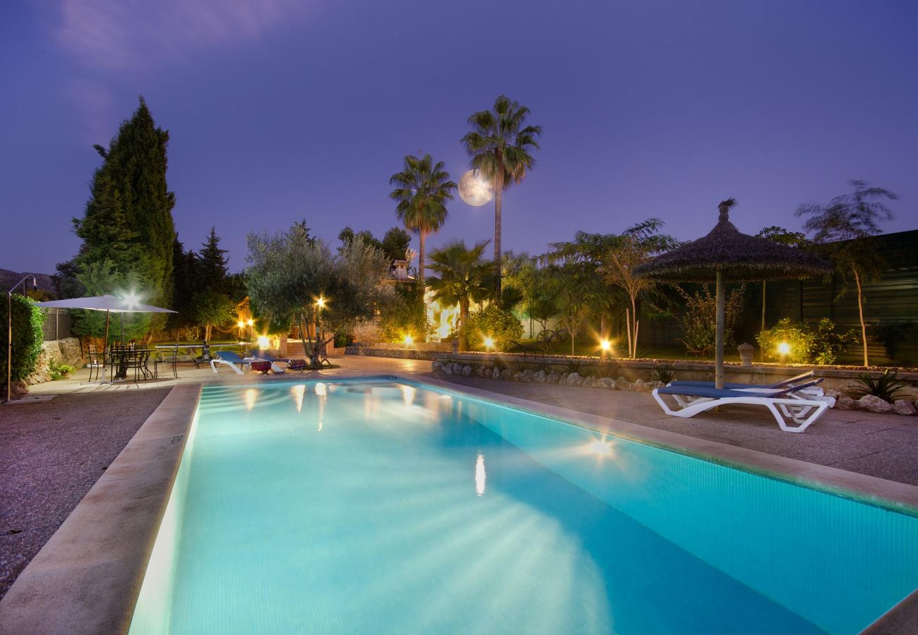 Ferienhaus in Alcudia - Steinhaus Es Pujolet mit Pool in Alcudia