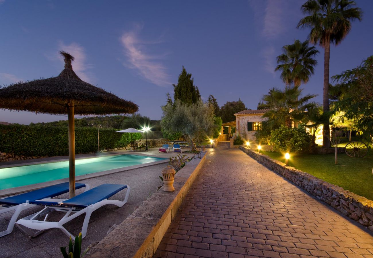 Ferienhaus in Alcudia - Steinhaus Es Pujolet mit Pool in Alcudia