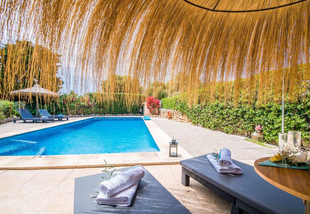 Ferienhaus in Alcudia - Steinhaus Es Pujolet mit Pool in Alcudia