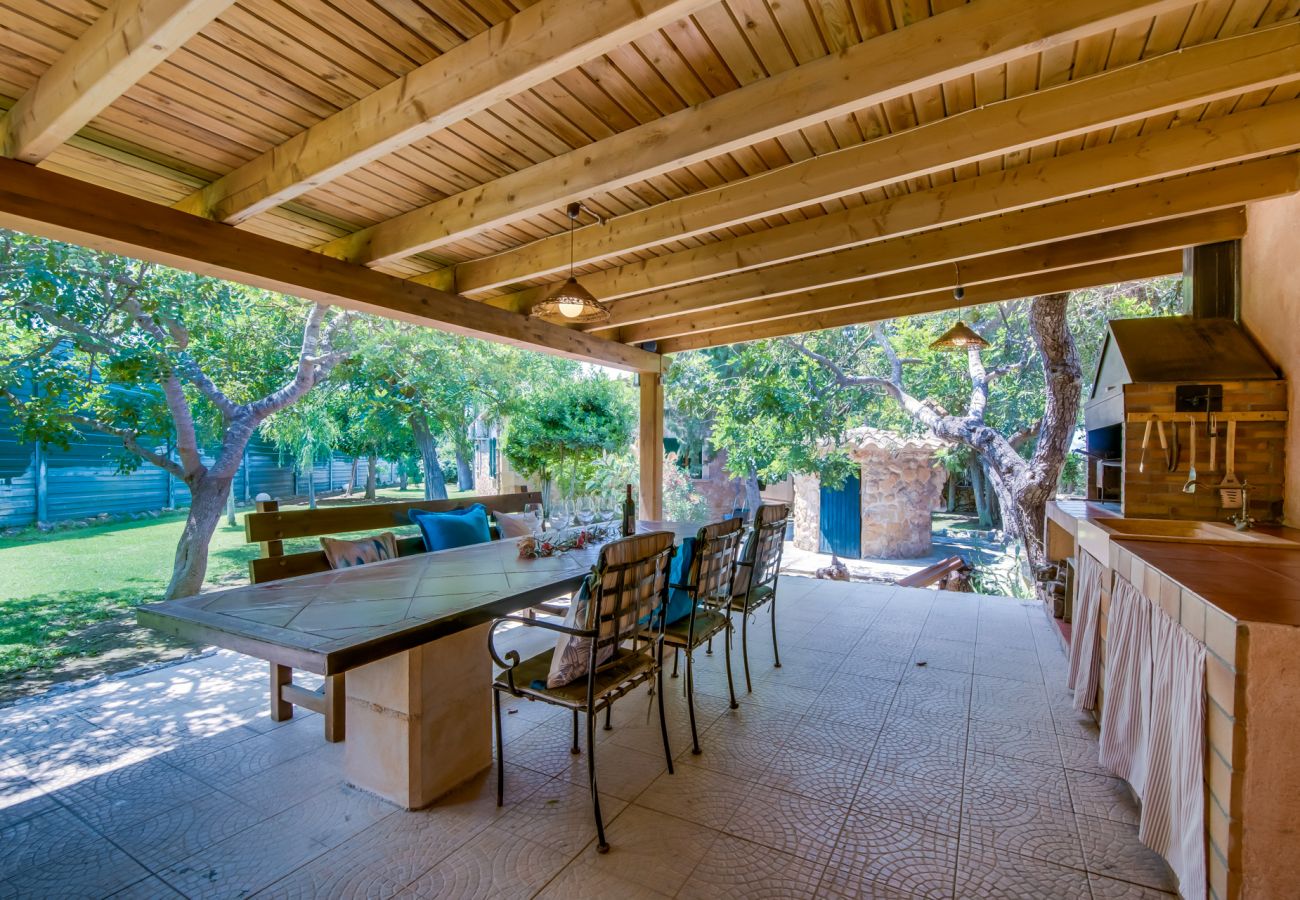 Ferienhaus in Alcudia - Steinhaus Es Pujolet mit Pool in Alcudia