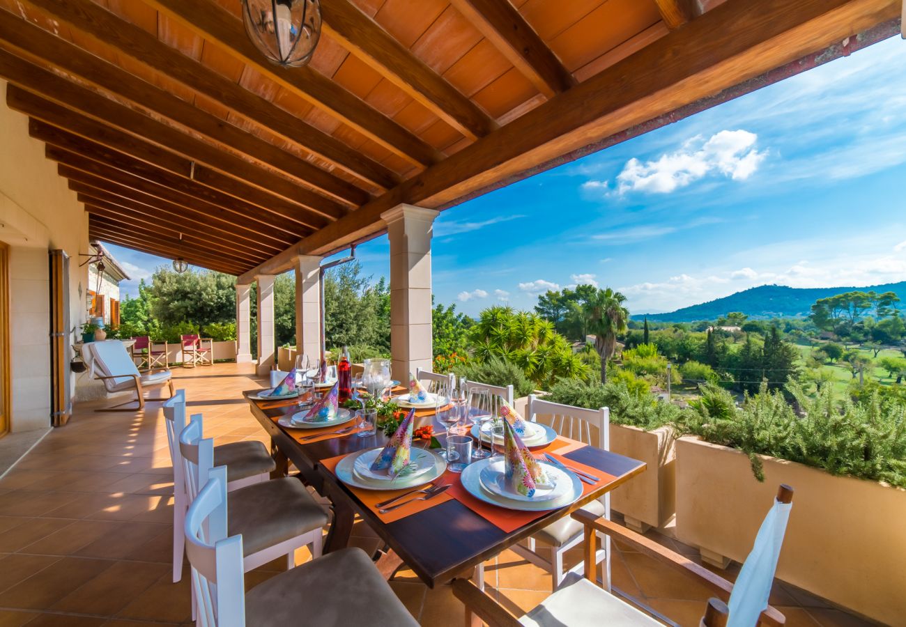 Ferienhaus in Inca - Landhaus auf Mallorca Es Bosquet mit Pool