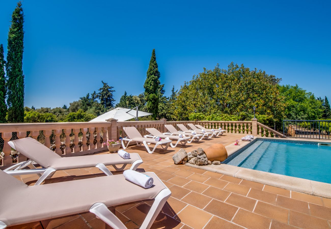 Finca in Muro - ☼ Privat gelegene Finca 8 km vom Strand entfernt