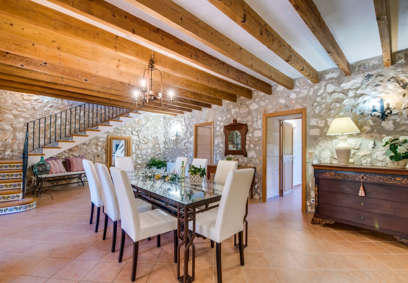 Finca in Muro - ☼ Privat gelegene Finca 8 km vom Strand entfernt