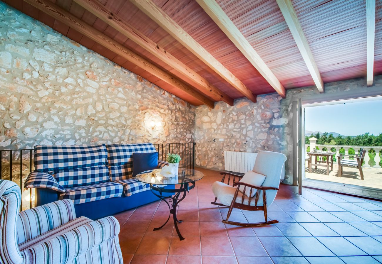 Finca in Muro - ☼ Privat gelegene Finca 8 km vom Strand entfernt