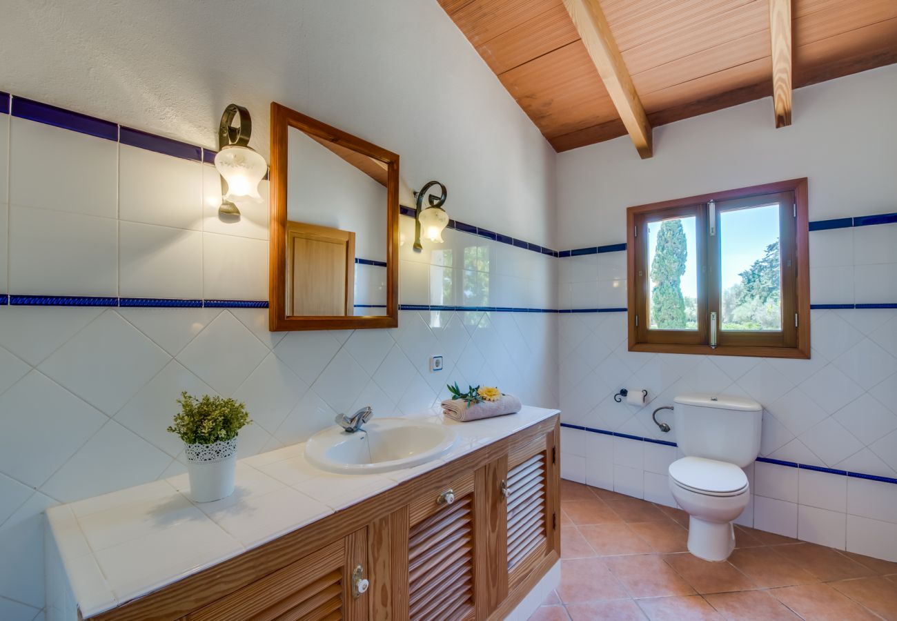 Finca in Muro - ☼ Privat gelegene Finca 8 km vom Strand entfernt