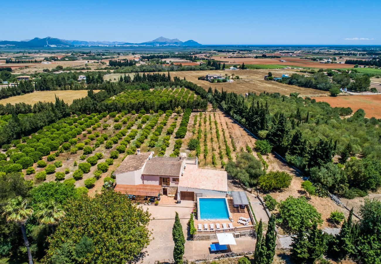 Finca in Muro - ☼ Privat gelegene Finca 8 km vom Strand entfernt