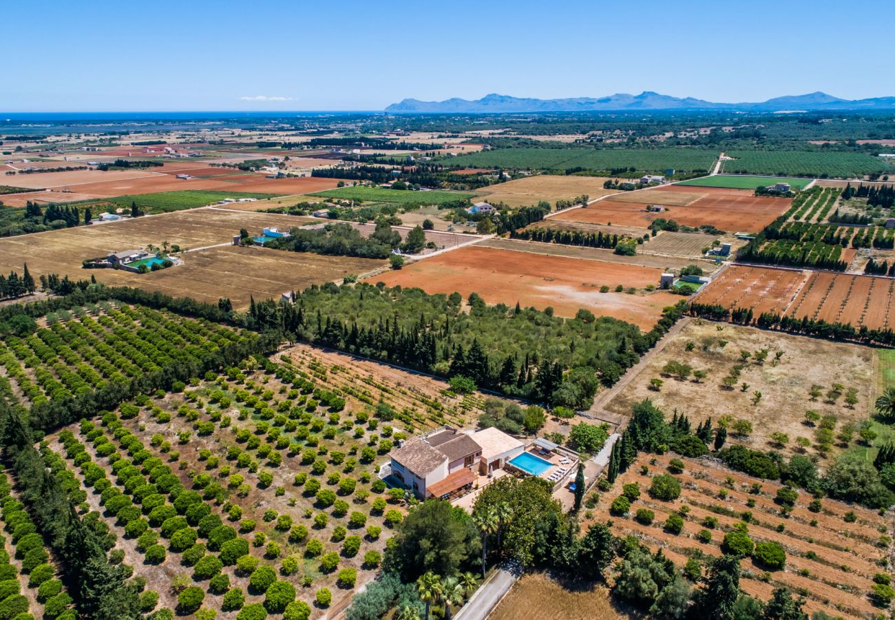 Finca in Muro - ☼ Privat gelegene Finca 8 km vom Strand entfernt