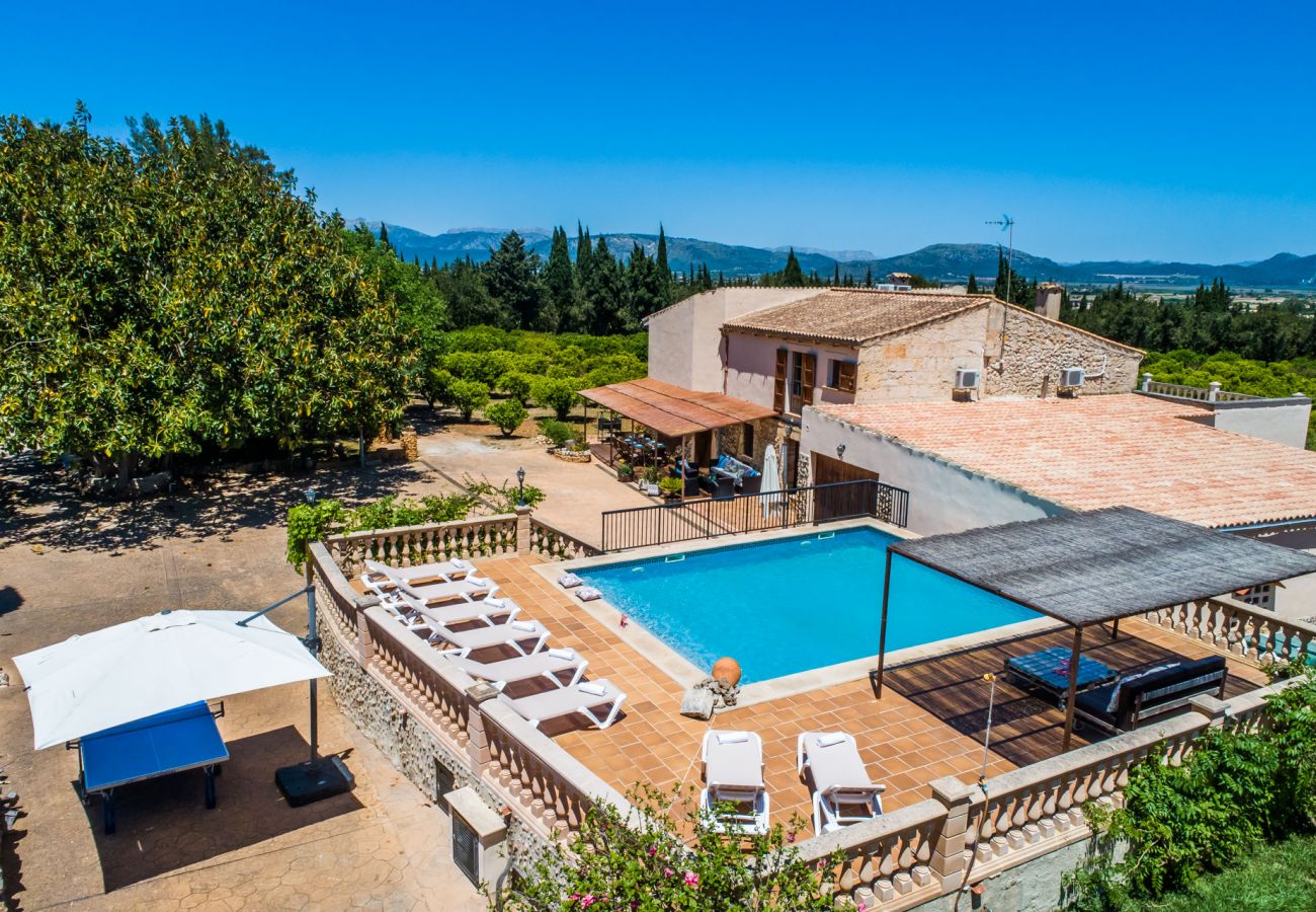 Finca in Muro - ☼ Privat gelegene Finca 8 km vom Strand entfernt