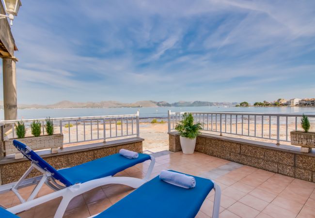 Ferienhaus in Alcúdia - Haus in erster Meereslinie Fortalesa in Alcudia Ferienhaus in Alcúdia - Haus in erster Meereslinie Fortalesa in Alcudia