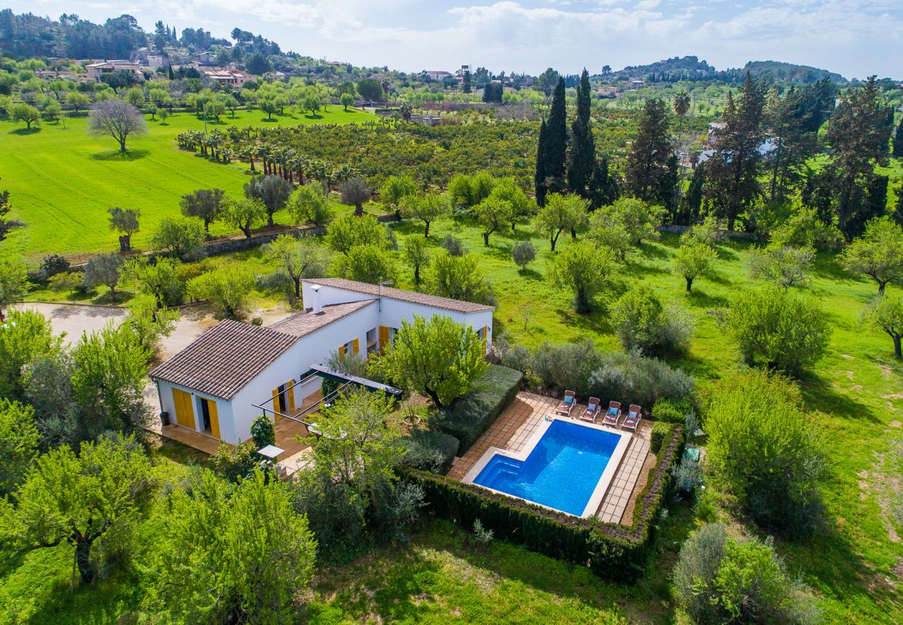 Finca in Selva - Ländliche Finca Can Flauta mit Pool auf Mallorca