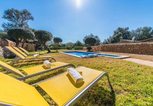 Finca in Sencelles - Finca mit Pool Can Gelat auf Mallorca