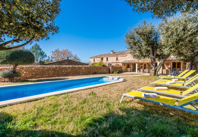 Finca in Sencelles - Finca mit Pool Can Gelat auf Mallorca