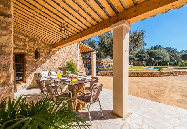 Finca in Sencelles - Finca mit Pool Can Gelat auf Mallorca