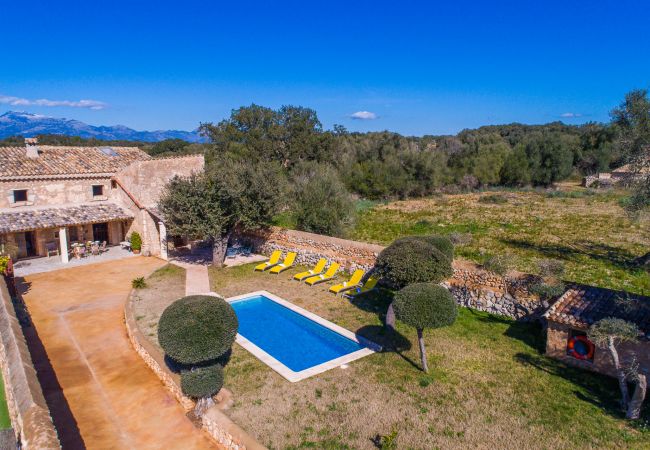 Finca in Sencelles - Finca mit Pool Can Gelat auf Mallorca