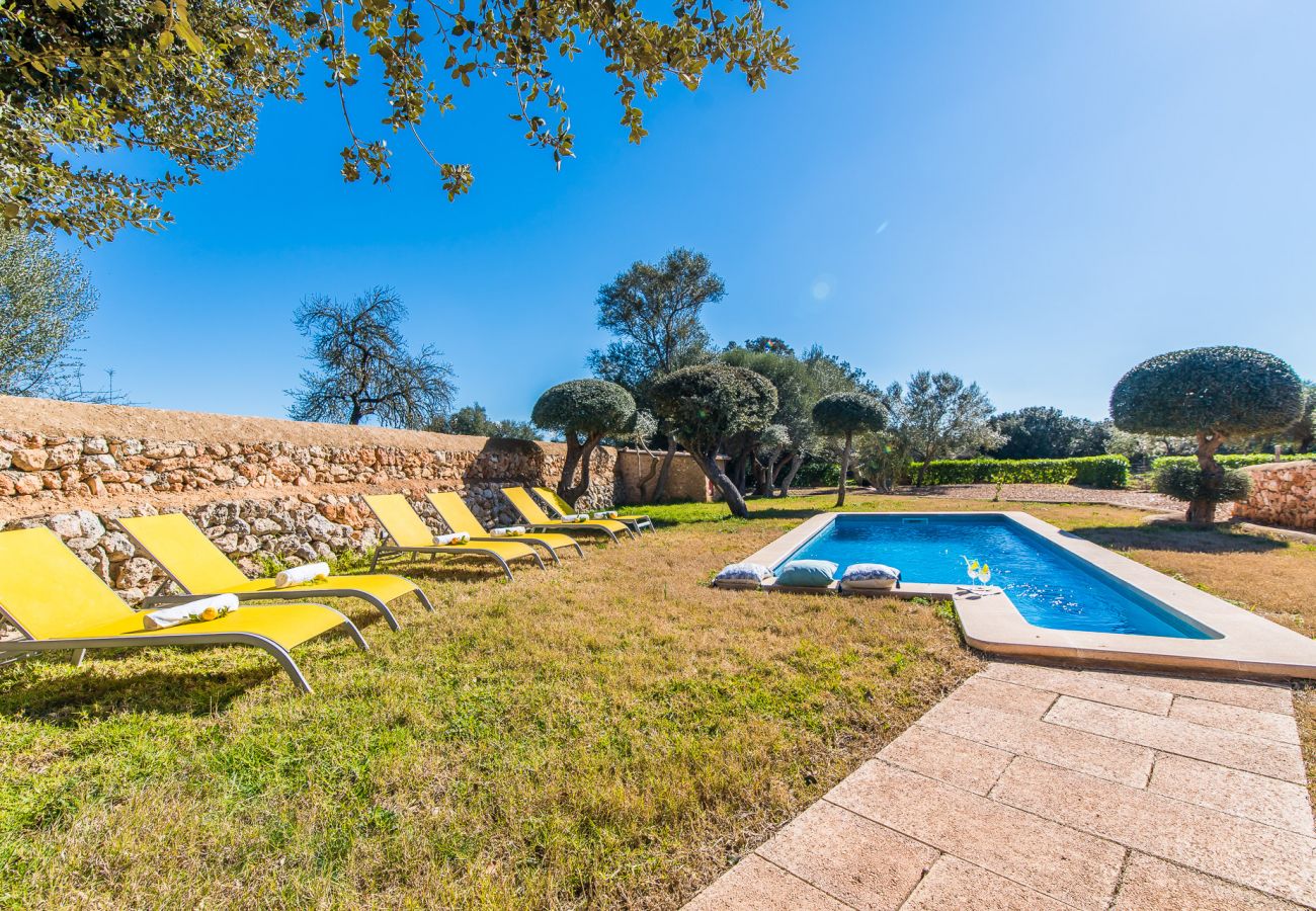 Finca in Sencelles - Finca mit Pool Can Gelat auf Mallorca