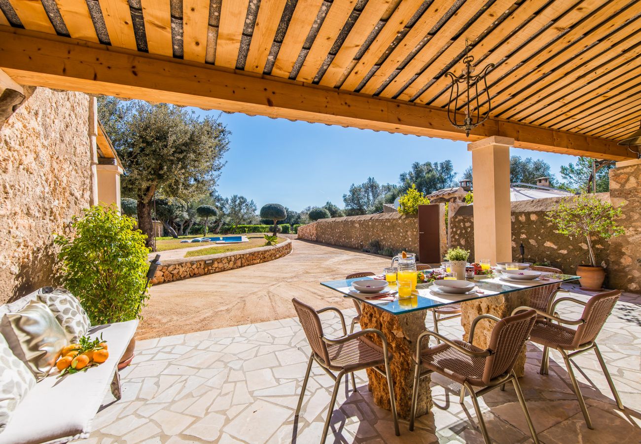 Finca in Sencelles - Finca mit Pool Can Gelat auf Mallorca