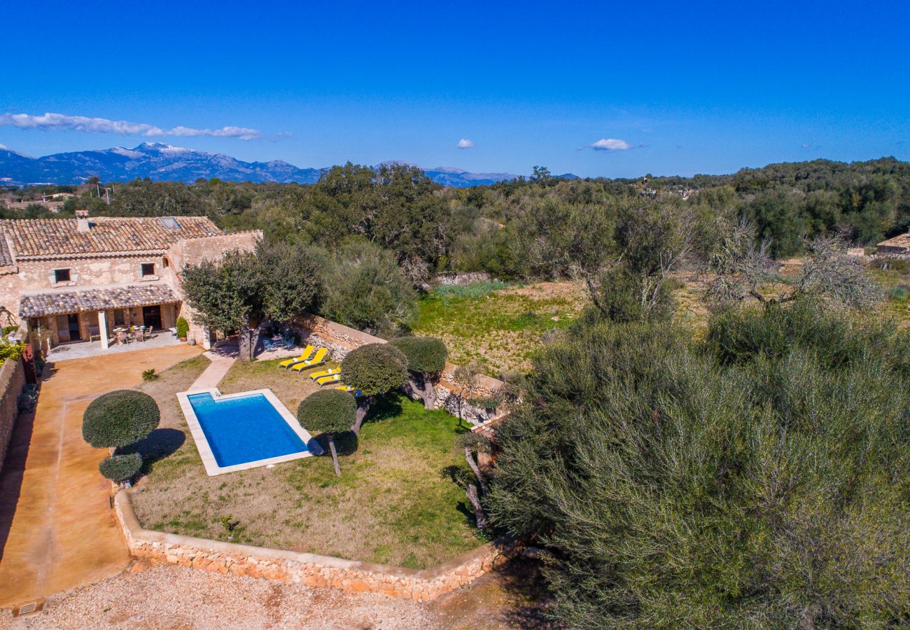 Finca in Sencelles - Finca mit Pool Can Gelat auf Mallorca