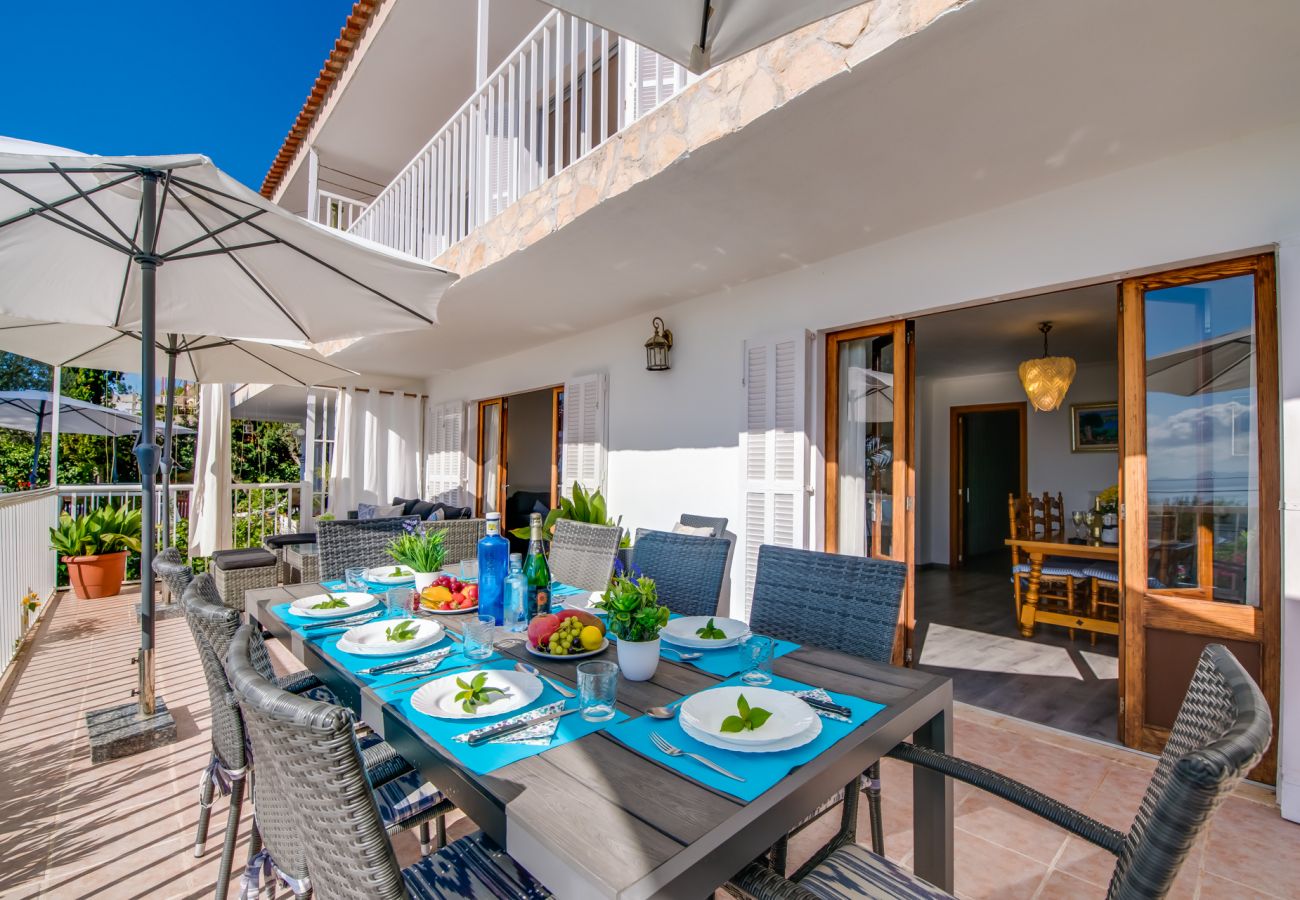 Ferienhaus in Alcanada - Haus mit Meerblick Golf in Alcudia in Strandnähe