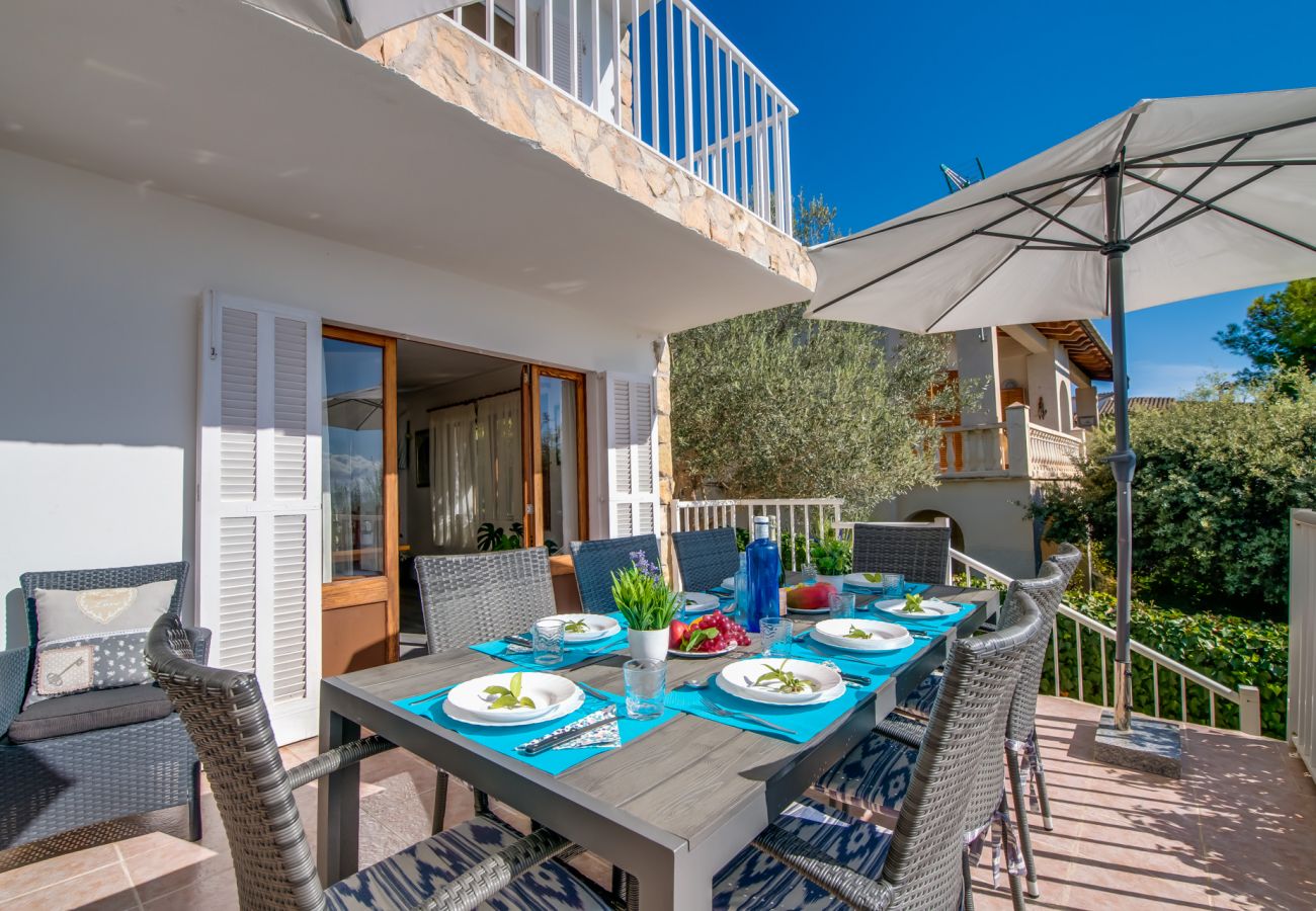 Ferienhaus in Alcanada - Haus mit Meerblick Golf in Alcudia in Strandnähe