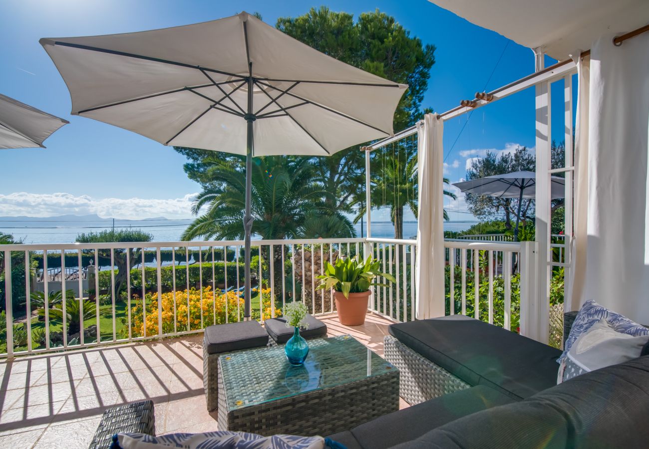 Ferienhaus in Alcanada - Haus mit Meerblick Golf in Alcudia in Strandnähe