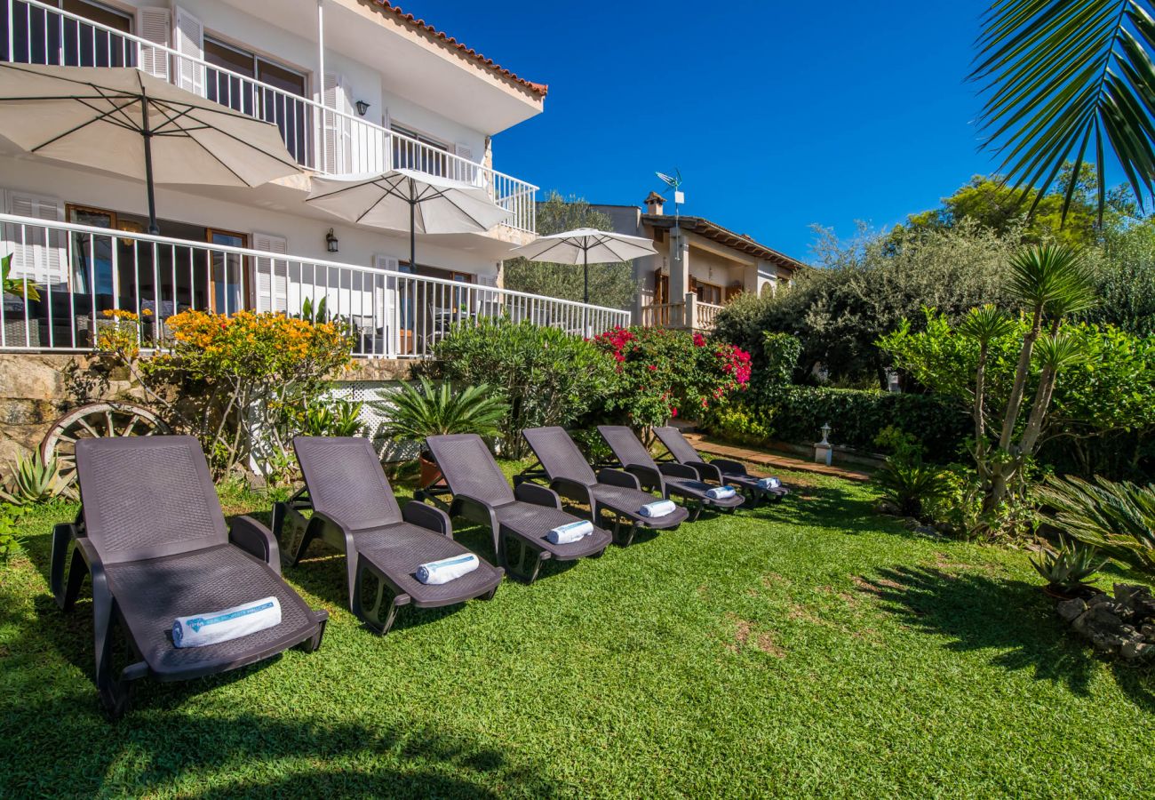 Ferienhaus in Alcanada - Haus mit Meerblick Golf in Alcudia in Strandnähe