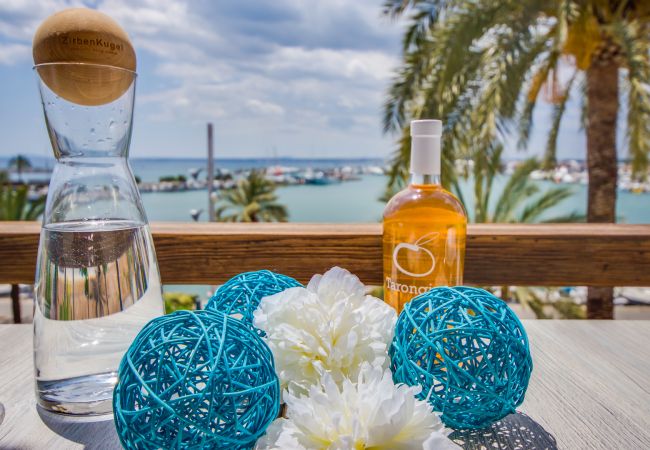 Ferienwohnung in Alcúdia - Apartment Canet Beach Meereslinie mit Ausblick Ferienwohnung in Alcúdia - Apartment Canet Beach Meereslinie mit Ausblick