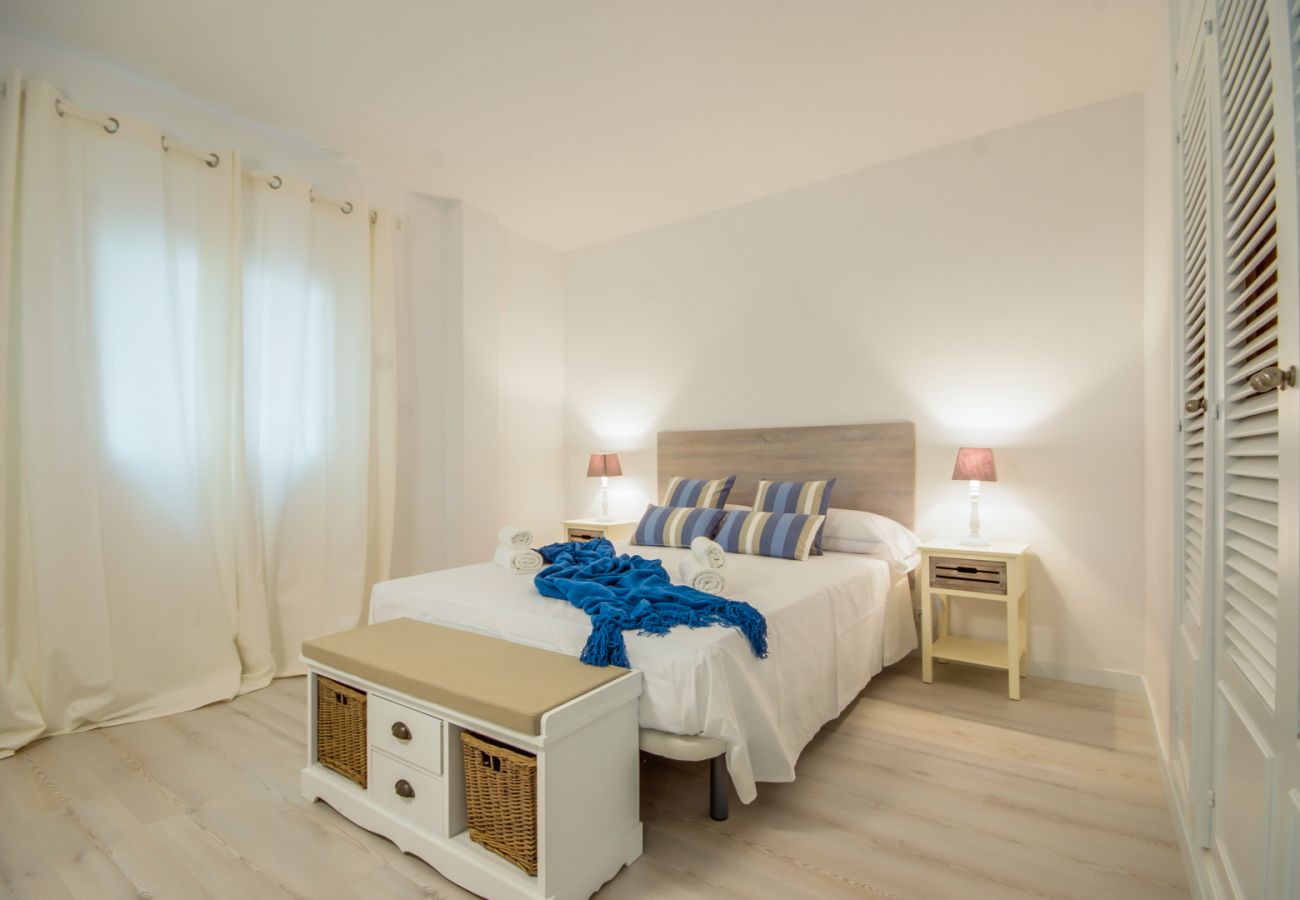 Ferienwohnung in Alcudia - Apartment Canet Beach Meereslinie mit Ausblick