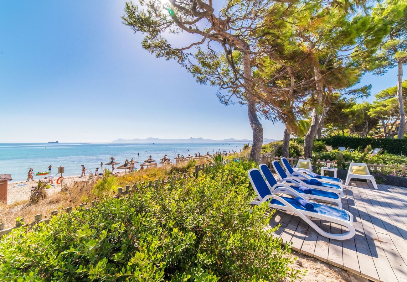 Haus mit Blick auf den Strand Playa de Muro in Alcudia