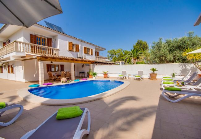 Haus mit Pool und Grill in Strandnähe in Mallorca