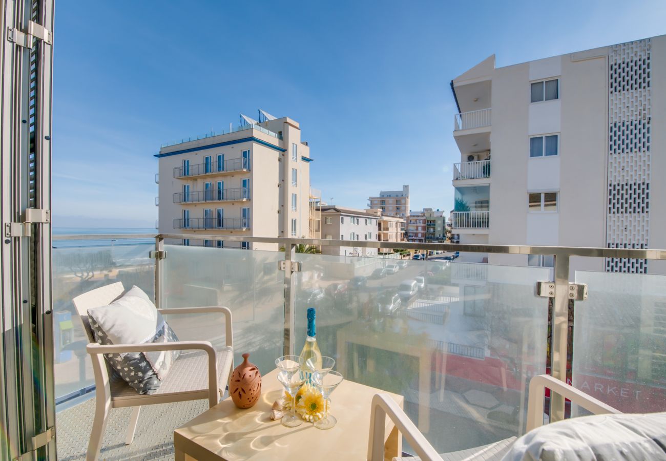 Apartment mit Meerblick in Can Picafort