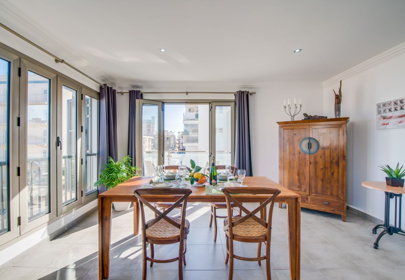 Ferienwohnung mit Ausblick auf Mallorca