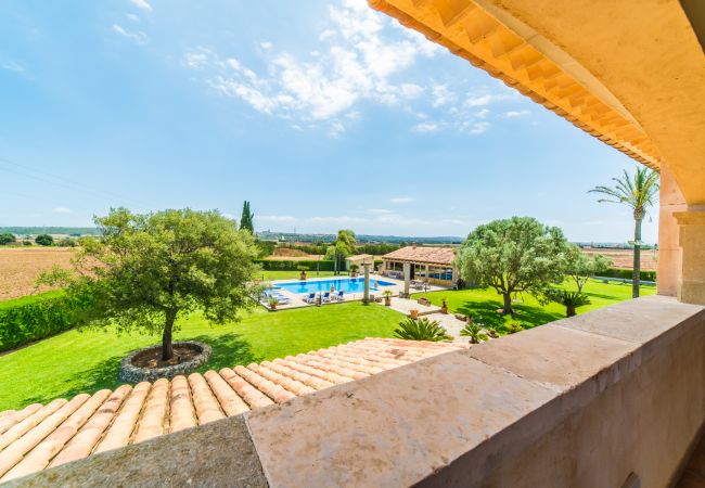 Ferienhaus in Sa Pobla - Rustikale Finca auf Mallorca Can Colis mit Pool