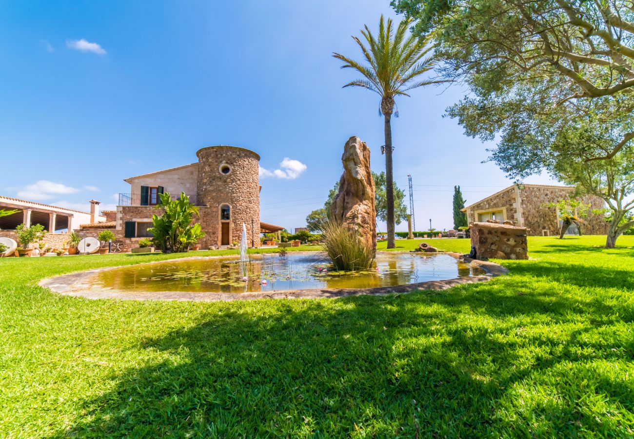 Ferienhaus in Sa Pobla - Rustikale Finca auf Mallorca Can Colis mit Pool