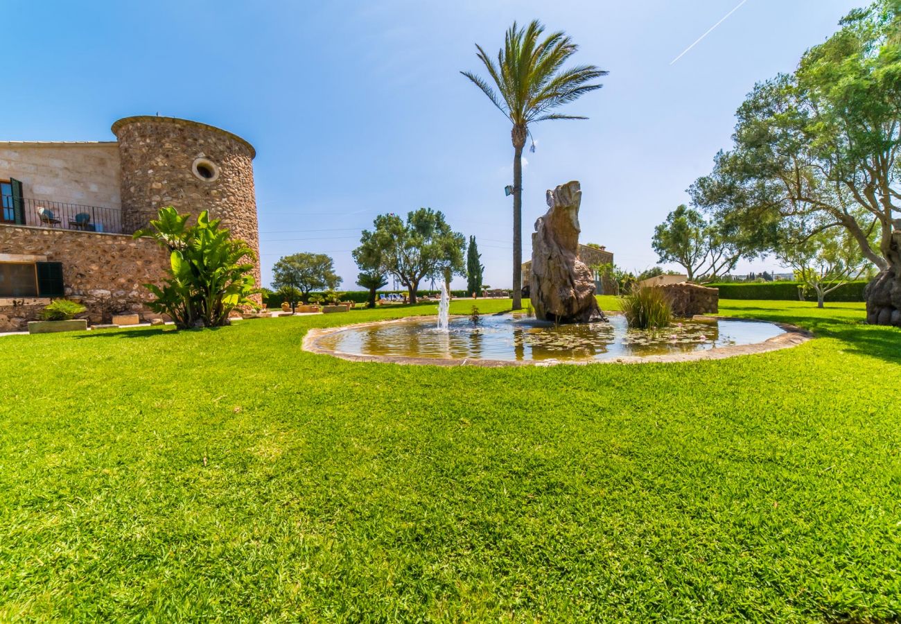 Finca in Sa Pobla - Rustikale Finca auf Mallorca Can Colis mit Pool