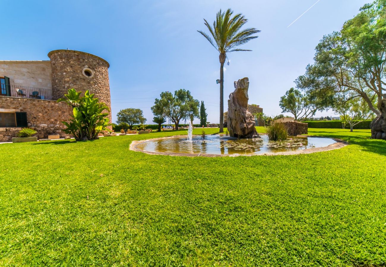 Ferienhaus in Sa Pobla - Rustikale Finca auf Mallorca Can Colis mit Pool