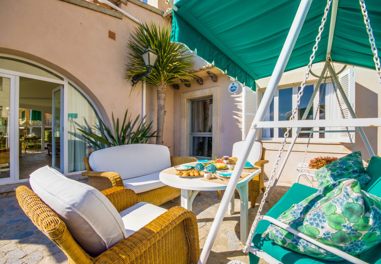 Ferienhaus in Puerto Pollensa - Haus Puerto Pollensa Llenaire Pool und Strandblick